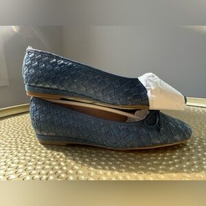 Easy spirit Elegant Blue Woven Flats